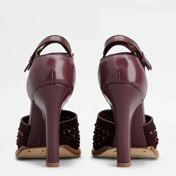 Tod’s D'Orsay Pumps in Smooth Leather and Suede size 36 - Picture 3 of 9